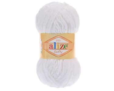 Alize Softy белый (55)+
