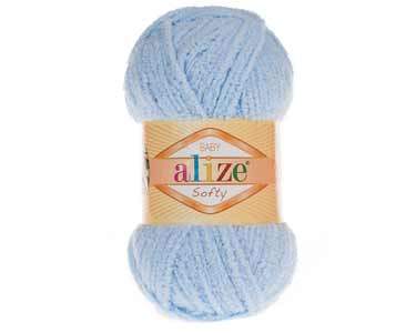 Alize Softy нежно голубо (183)+