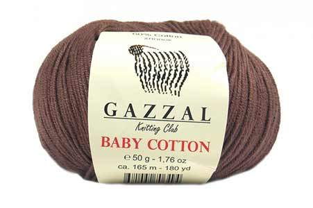 Gazzal Baby Cotton мокко (3455)+