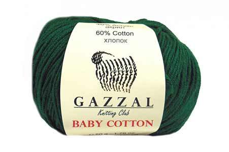 Gazzal Baby Cotton изумруд (3467)+